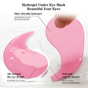 Patchs pour les yeux à la pastèque en forme de Bagua, hydrogel rafraîchissant, masque sous les yeux, anti-poches, anti-cernes, hydratant, raffermissant, marque privée, OEM - Product Image 1