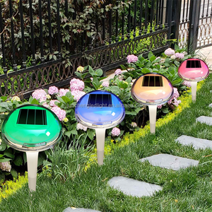 Lampe solaire de jardin 7 couleurs changeantes Kit de lampe champignon pour éclairage extérieur <span class=keywords><strong>Spot</strong></span> <span class=keywords><strong>LED</strong></span> Jardin Chemin Paysage - Product Image 2