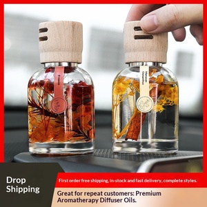 Nouveau diffuseur de <span class=keywords><strong>parfum</strong></span> pour <span class=keywords><strong>voiture</strong></span> en bois avec osmanthus et senteur florale pour hommes et femmes, accessoire liquide pour <span class=keywords><strong>voiture</strong></span>, vente en gros - Product Image 2