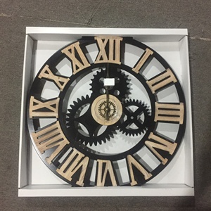 <span class=keywords><strong>Orologio</strong></span> <span class=keywords><strong>da</strong></span> <span class=keywords><strong>Parete</strong></span> Industriale Steampunk <span class=keywords><strong>con</strong></span> Ingranaggi Metallici <span class=keywords><strong>da</strong></span> 60 cm (24 Pollici) <span class=keywords><strong>con</strong></span> Numeri Romani <span class=keywords><strong>in</strong></span> <span class=keywords><strong>Legno</strong></span> Naturale <span class=keywords><strong>in</strong></span> Rilievo - Product Image 5
