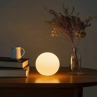 Lampe de nuit LED rechargeable en forme de lune Télécommande pour chambre, salon, chevet, bar, table, lampe à piles