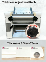 Machine à pétrir et à étaler la pâte économique pour boulangerie, machine à étaler la pâte à pain, croissant, pâtisserie, rouleau à pâtisserie