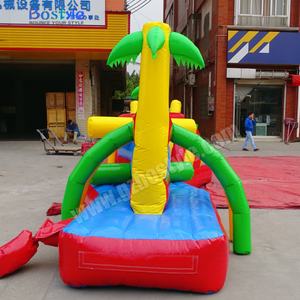 หอปี<span class=keywords><strong>น</strong></span>ป่ายเป่าลม PVC ทนทา<span class=keywords><strong>น</strong></span>พร้อมสไลเดอร์,  แทรมโพลี<span class=keywords><strong>น</strong></span>ลอยน้ำสำหรับสว<span class=keywords><strong>น</strong></span><span class=keywords><strong>น</strong></span>้ำ - Product Image 3