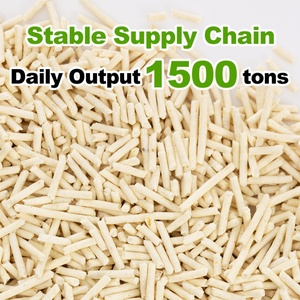 Muestras Gratis CE, Arena para Gatos de Tofu 99% Libre de Polvo, Aglutinación Rápida, Arena para Gatos de Soja Natural, Patas Limpias, Suministro a Granel OEM - Product Image 1