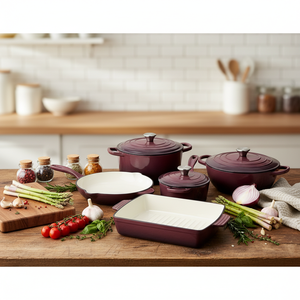 Utensilios <span class=keywords><strong>de</strong></span> Cocina <span class=keywords><strong>de</strong></span> Hierro Fundido Esmaltado Personalizables, Incluyendo Ollas, Cazuelas y Juegos <span class=keywords><strong>de</strong></span> Cocina Coloridos, Fabricante al por Mayor - Product Image 3