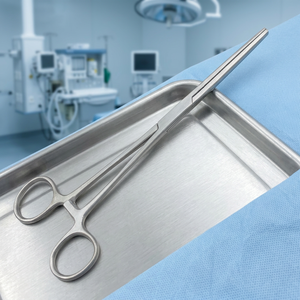 OdontoMed 2011 ODM-7063 Rochester Straight Kocher Kelly Pinzas Hemostáticas 8 Instrumentos Quirúrgicos Reutilizables de Acero Inoxidable - Product Image 2