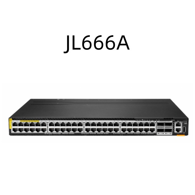 JL666A Networking CX 6300F 24 Ports 1GbE Class 4 PoE and 4 Ports SFP56 Switch