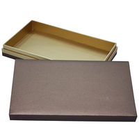 Boîte cadeau de luxe musulmane pour l'Aïd Moubarak et le Ramadan avec séparateurs, laminage mat et gaufrage, emballage recyclable pour le chocolat