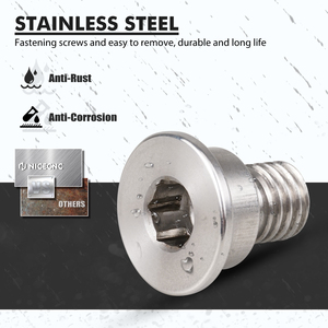 Perno Hexagonal de Retención de Disco de Freno BEVINSEE para <span class=keywords><strong>BMW</strong></span> E36 <span class=keywords><strong>E46</strong></span> E90 E60 323i 330Ci <span class=keywords><strong>330d</strong></span> 330xi - Product Image 4