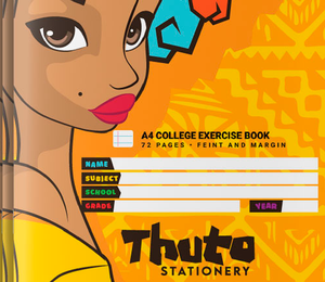 Cahier d'école sud-africain pour étudiants A4 72 pages Cahier d'exercices ligné et à marge - Édition Soul <span class=keywords><strong>Sister</strong></span> - Product Image 2