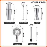Ensemble de shakers à cocktails Boston en acier inoxydable doré 800 ml, outils de bar personnalisés, vente en gros à prix abordable pour barman