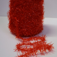 Fil fantaisie en polyester pailleté à faible perte de fibres pour crochet à la machine, éponge à vaisselle, chiffon de nettoyage de cuisine