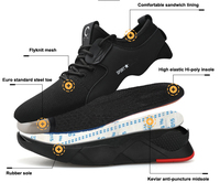 Chaussures de sécurité au travail pour hommes avec bout en acier Chaussures d'atelier antidérapantes Offre Spéciale en Asie du Sud-Est Remise en ligne pour l'été