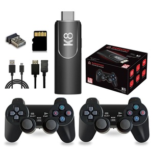 Consolas portátiles K8 Video Game 64G Incorporado 40000 + Juegos retro 2,4G <span class=keywords><strong>Gamepad</strong></span> inalámbrico 4K HD <span class=keywords><strong>TV</strong></span> Box para PS1/GBA - Product Image 1