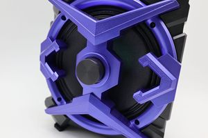 Loa Răng Xanh Dương Tiện Dụng Ngoài Trời 6.5 Inch Loa Hỗ Trợ Karaoke Cầm Tay Có Đèn LED Phát Thanh Thẻ TF Âm Lượng Lớn - Product Image 2