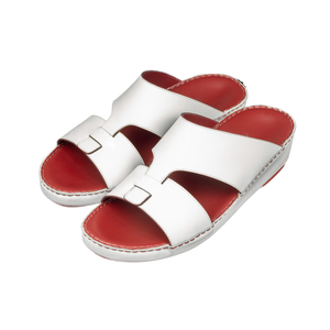 <b>Mens</b> Genuine <b>Leather</b> slippers Gulf Shoes Handmade Luxury Ramadan Traditional slippers <b>Men</b> Arabic Sandals Dubai Ramadan - Product Image 2