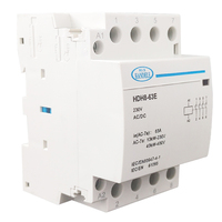Contactor modular magnético de carril DIN serie 63A