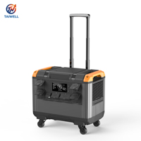 Estación de Energía Portátil de 3000W, Generador Solar LiFePO4, Central Eléctrica para Acampar al Aire Libre, Generador Solar Móvil