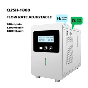 Dropshipping SPE/PEM 1800ml/min hydrogen inhaler Q2S-1800 hydrogen inhalation machine oxyhydrogen generator with hydrogen water