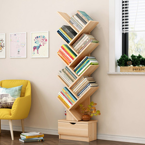 Étagère à livres d'angle en bois, design moderne, bibliothèque pour <span class=keywords><strong>salon</strong></span>, bibliothèque en forme d'arbre, <span class=keywords><strong>rangement</strong></span> pour enfants et adultes - Product Image 2