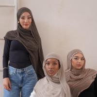 Hijabs RH Co, hijab en viscose léger et respirant, très vendu, avec sous-capuchon, qualité supérieure