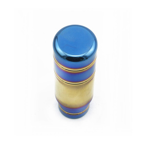Auso-Racing Aluminum Gear <b>Knob</b> 10Cm Universal Car <b>Shift</b> Lever Blue Gold Plated Rustproof - Product Image 5