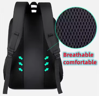 Tas Ransel Sekolah & Perjalanan Kapasitas Besar Custom Terlaris 2026, Tas Laptop Bisnis USB, Logo Pria, Mochila Oxford Polyester