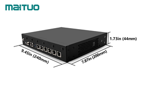 MAITUO M-Node Pro Network Firewall Intel C3338R Max 32GB <span class=keywords><strong>RAM</strong></span> <span class=keywords><strong>DDR4</strong></span> 64GB EMMC 6 puertos Dispositivo de escritorio Pfsense OPNsense - Product Image 3