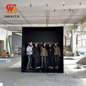 SMOOTH Shiny Silver LED <b>Light</b> Magazine <b>Photo</b> Booth <b>Box</b> Photography Background Wedding Metal <b>Photo</b> <b>Box</b> Backdrop - Product Image 5