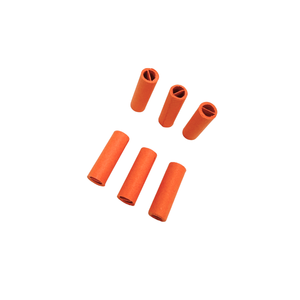 Conos de Papel Naranja con Flecos de Borlas para Proyectos de Manualidades - Product Image 2