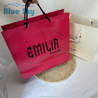 Sac à provisions en papier en carton personnalisé Sacs à provisions en papier cadeau pour vêtements Sac en papier en carton personnalisé'