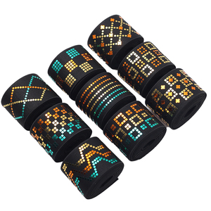 Groothandel Nylon Elastische Tailleband Bedrukt <span class=keywords><strong>Stretch</strong></span> Bh Ondergoed Tas Elastische Band Custom Logo Elastische Riem Rollen Jacquar - Product Image 5