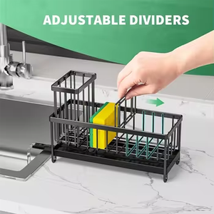 Elegante Organizador de Fregadero y Escurridor de Platos Bajo Fregadero con Soporte para Toallas y Esponjas - Precio Justo - Product Image 5