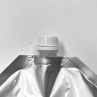 1/2 gallons 5 litres 8 litres sacs en papier d'aluminium mylar pour boisson à cocktail réutilisables personnalisés avec bec verseur