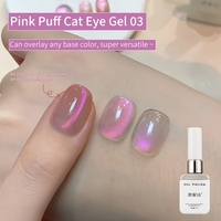 Vernis à ongles en perles de verre transparent à l'eau bouillie rose