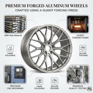 Jantes forgées monobloc sur mesure en 2 parties, 17 18 19 20 21 22 pouces, en alliage d'aluminium poli, 5x112 5x120 5x114.3 pour <span class=keywords><strong>Ferrari</strong></span> - Product Image 5