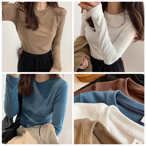 Maglietta <span class=keywords><strong>in</strong></span> <span class=keywords><strong>Velluto</strong></span> e Pile per <span class=keywords><strong>Donna</strong></span>, Tendenza Autunno-Inverno, Ideale per lo Shopping del Weekend - Product Image 6