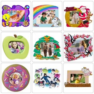 Cadres photo personnalisés amusants pour enfants, cadeaux promotionnels créatifs, en plastique souple PVC, mignons cadres décoratifs de dessins animés pour enfants - Product Image 4