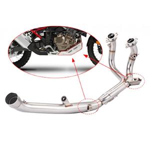 Système d'échappement de moto, silencieux modifié pour FZ-07 MT-07 MT07 FZ07 MTT690, double cylindre - Product Image 5