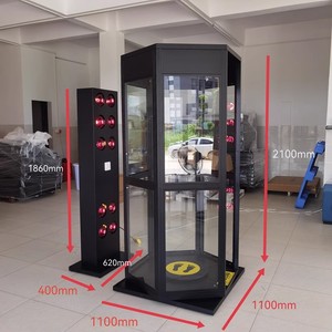 גדול סיבוב לעמוד המכונה חלון tinting מנורת סרט חום סרט מכונת כביסה - Product Image 2