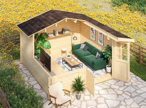 Petite maison de jardin cabane d'abri de jardin maison en bois à vendre - Product Image 2