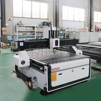 Mesin Router CNC Jinan 1450x2950mm 1212 3 Axis dengan Kontrol NC Studio, Single Spindle CNC untuk Pengukiran dan Pemotongan Kayu