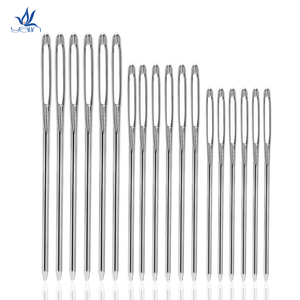 Accessoires de couture portables aiguille émoussée <span class=keywords><strong>à</strong></span> grand œil pour broderie <span class=keywords><strong>repriser</strong></span> tapisserie fil <span class=keywords><strong>laine</strong></span> 5/6/7cm aiguilles <span class=keywords><strong>à</strong></span> coudre en acier Simple - Product Image 2