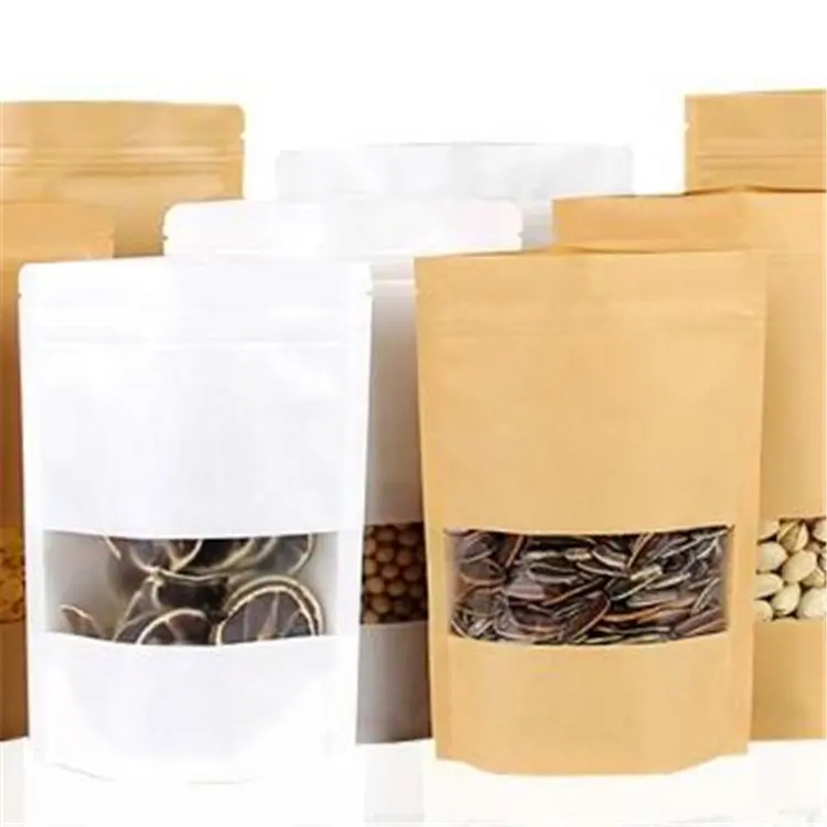 Voedsel Transparante En Zichtbaar Meerdere Maten Zijn Beschikbaar Koffieboon Chips Gevriesdroogde Voedsel Verpakking Zak