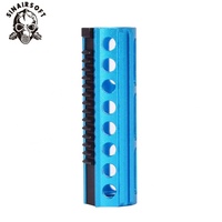 Piston bleu en acier plein ou en aluminium à dents partielles Hot MA 14 compatible avec la boîte de vitesses AEG Ver. 2/3 pour les accessoires de chasse