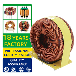 Inductor de potencia de ferrita toroidal de 12V Inductores de anillo magnético de bobina de corriente de 1.5mH y 2.5mH - Product Image 1