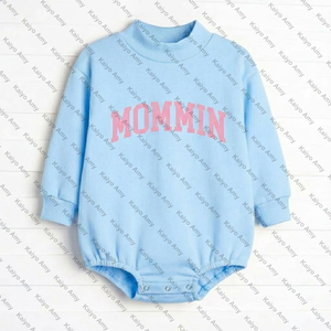Abbigliamento per Neonati all'Ingrosso, Felpe in Pile, Body <span class=keywords><strong>Invernali</strong></span> con Collo a Bolle, Set di Vestiti per Bambini - Product Image 3