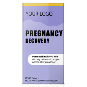 วิตามินรวมหลังคลอดแบบซอฟต์เจล ยี่ห้อ OEM/ODM ผลิตภัณฑ์ฉลากส่วนตัว พร้อมกรดโฟลิกและโอเมก้า-3 ดีเอชเอ - Product Image 1