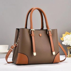 Bolso Tote Casual para Mujer con Correa Extraíble, Cuero de Microfibra Saffiano, Estilo Clásico, Cierre de Solapa, Bolso de Mano Duradero para Uso Diario - Product Image 2