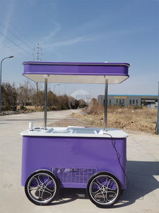 Chariot mobile standard américain pour la vente de nourriture rapide, chariot de vente de crème glacée avec équipement de cuisine, remorques alimentaires, chariot de congélation pour crème glacée - Product Image 5
